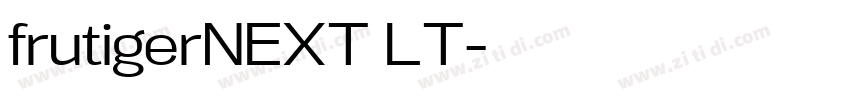 frutigerNEXT LT字体转换